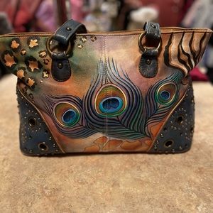 Anuschka hand painted handbag